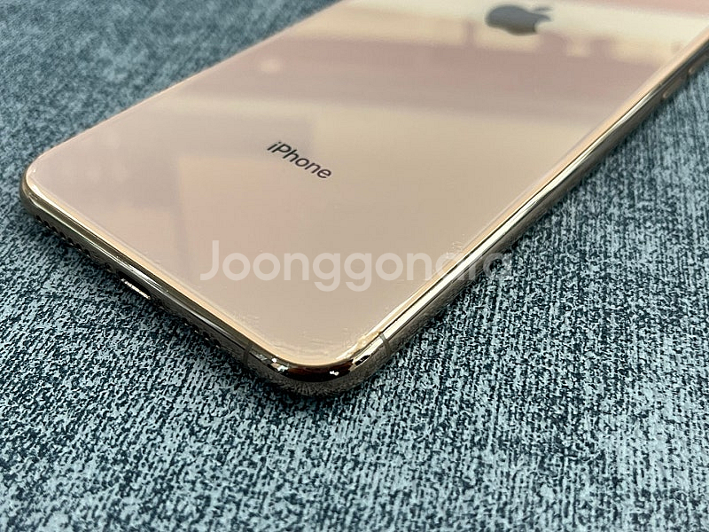 (자급제대용량폰) 아이폰XS맥스 골드 512G 깔끔한 대용량폰 실사용 추천 정상해지 33만원 판매해요--8